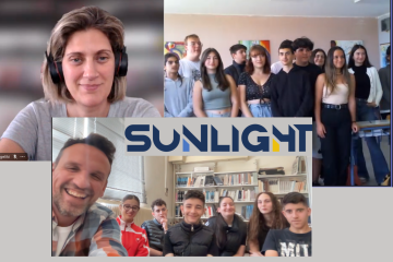 Η ομάδα της SCHOOL BUDDY συναντήθηκε με εκπροσώπους της Sunlight Group
